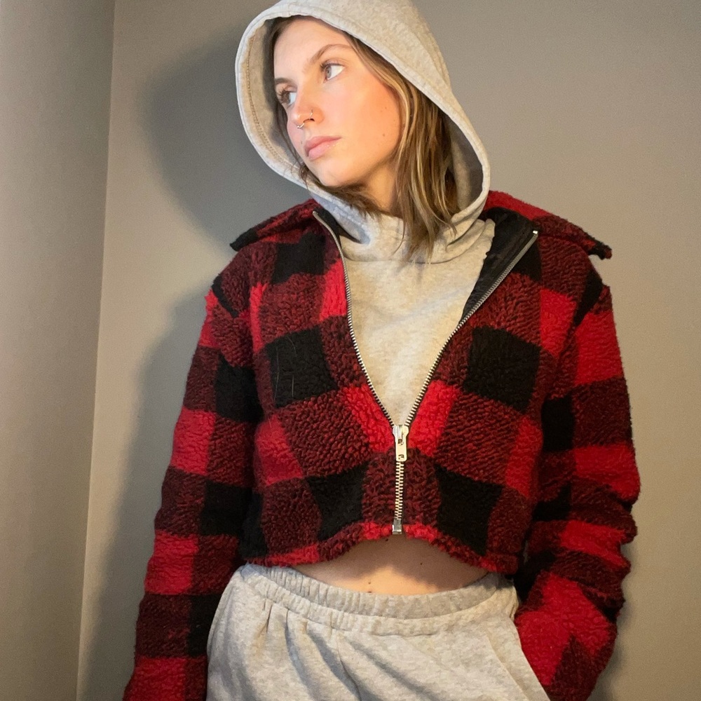 Gorgeous checkered jacket❤️🖤